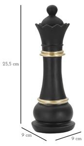 Regina Nera E Oro Cm Ø 9X25,5