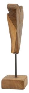 Scultura Cuore In Teak Ric. Cm 15X10X35 (Pezzi Unici - Non Rip. In Serie)