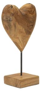 Scultura Dobu In Teak Riciclato Cm 20X12X37 (Pezzi Unici - Non Rip. In Serie)