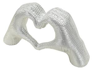 Scultura Lover Silver Cm 25X7,5X13,5