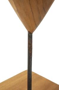 Scultura Dobu In Teak Riciclato Cm 20X12X37 (Pezzi Unici - Non Rip. In Serie)