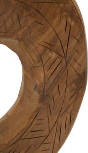 Scultura Dorat In Teak Riciclato Cm 28X10X38 (Pezzi Unici - Non Rip. In Serie)