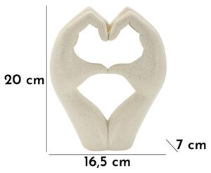 Scultura Love Stons Cm 16,5X7X20