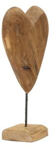 Scultura Dobu In Teak Riciclato Cm 25X12X45 (Pezzi Unici - Non Rip. In Serie)