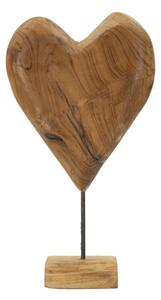 Scultura Dobu In Teak Riciclato Cm 25X12X45 (Pezzi Unici - Non Rip. In Serie)