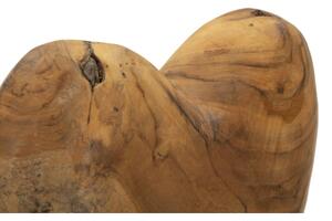 Scultura Dobu In Teak Riciclato Cm 20X12X37 (Pezzi Unici - Non Rip. In Serie)