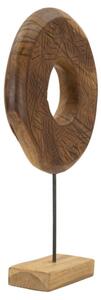 Scultura Dorat In Teak Riciclato Cm 35X10X58 (Pezzi Unici - Non Rip. In Serie)