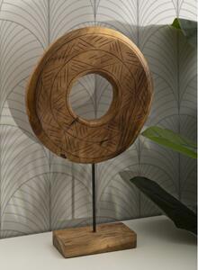 Scultura Dorat In Teak Riciclato Cm 35X10X58 (Pezzi Unici - Non Rip. In Serie)