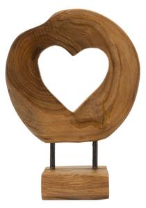 Scultura Hasi In Teak Ric. Cm 20X10X28 (Pezzi Unici - Non Rip. In Serie)