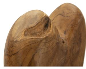 Scultura Dobu In Teak Riciclato Cm 25X12X45 (Pezzi Unici - Non Rip. In Serie)