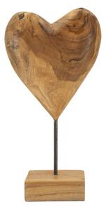 Scultura Dobu In Teak Riciclato Cm 20X12X37 (Pezzi Unici - Non Rip. In Serie)
