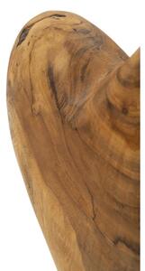 Scultura Dobu In Teak Riciclato Cm 20X12X37 (Pezzi Unici - Non Rip. In Serie)
