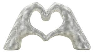 Scultura Lover Silver Cm 25X7,5X13,5