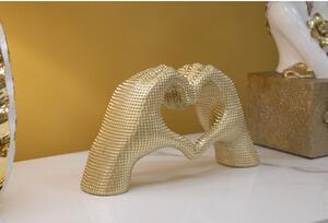 Scultura Lover Gold Cm 25X7,5X13,5