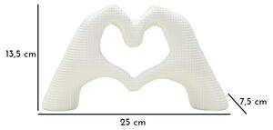 Scultura Lover White Cm 25X7,5X13,5