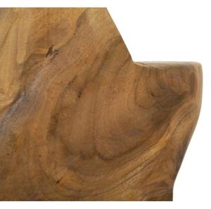 Scultura Stella In Teak Riciclato Cm 28X12X42 (Pezzi Unici - Non Rip. In Serie)