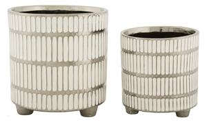 Porta Vasi Coppia Ray Cm Ø 22,5X24-18X19