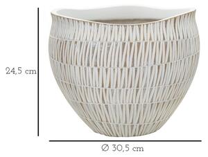 Cachepot Resina Stiky Cm Ø 30,5X24,5