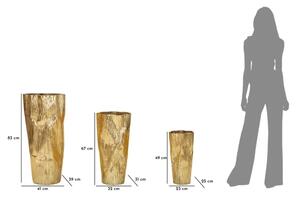 Porta Vasi Glolly Tris Cm Ø 41X39X83- 32X31X67-23X25X49