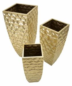 Porta Vasi Glody Tris Cm 38X38X94-30,5X30,5X76-23X23X63