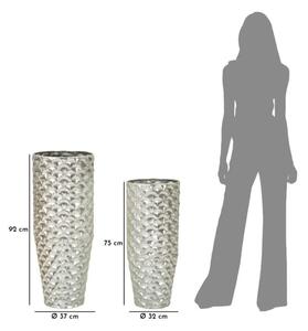 Porta Vasi Coppia Silvy Cm Ø 37X92X-32X75