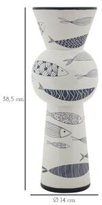 Vaso Ceramica Fish Tall Cm Ø 14X38,5