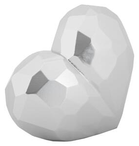 Vaso Heart Silver Cm 19X9X18