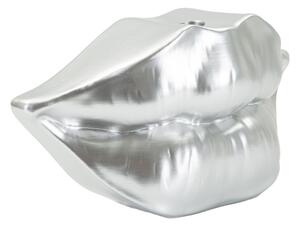 Vaso Mouth Lip Silver Cm 23X8X12
