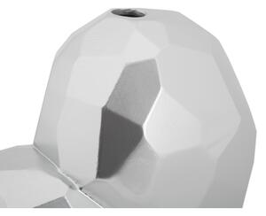 Vaso Heart Silver Cm 19X9X18