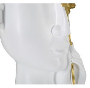 Vaso Face Con Fiore Cm 14X13X27