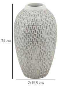 Vaso Resina Wave Cm Ø 19,5X34
