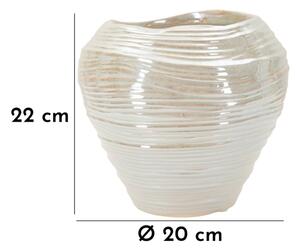 Vaso Perly Round Cm Ø 22X20