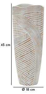 Vaso Resina Woody Cm Ø 18X45