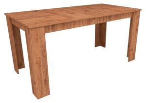 Tavolo Da Pranzo Fisso 80x160 Cm Da Cucina Effetto Legno Demis Rovere