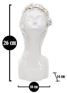 Vaso Young Lady Roses Cm 10X14X26