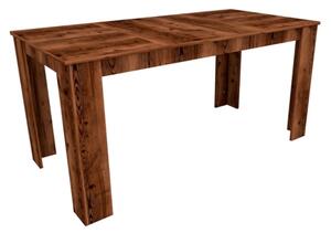 Tavolo Da Pranzo Fisso 80x160 Cm Da Cucina Effetto Legno Demis Noce