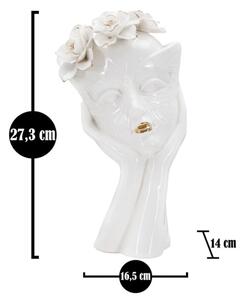 Vaso Woman Mask Cm 16,5X14X27,3