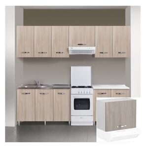 Kit Cucina Pensile 1 Anta Sopracappa 60X32Xh49 Cm Olmo
