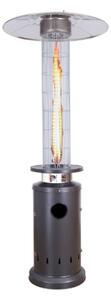 Stufa A Fungo Da Esterno A Gas Cilindrica Fire Glass Antracite