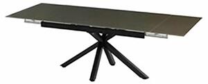 Tavolo Da Pranzo Allungabile 90x140-200 Cm Effetto Pietra Grigio