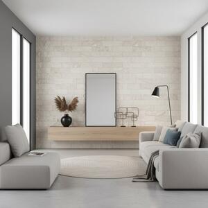 Rivestimento grès porcellanato 16x42 cm effetto pietra Talbignano Beige