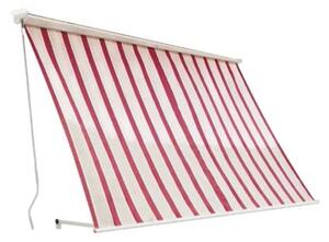 Tenda Da Sole Per Balcone Con Cassonetto 300x250 Bordeaux/Crema Sangiorgio