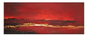 Quadro su tela Oceano rosso