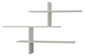 Mensola A Muro 3 Ripiani 123x22x80 Cm Leo Bianco Opaco