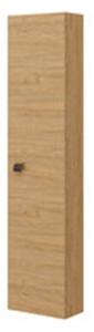 Colonna Bagno Sospesa Zaffiro H.136 Cm 1 Anta Rovere Naturale