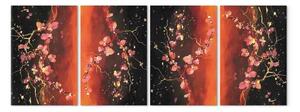 Quadro Composizione con fiori della ciliegia