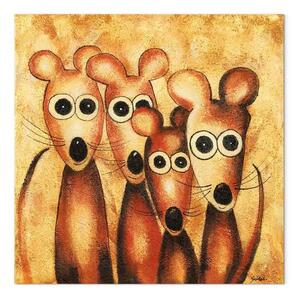 Quadro su tela Topolini - che carini!