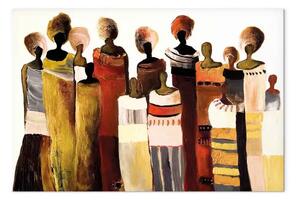Quadro moderno Tribù africana