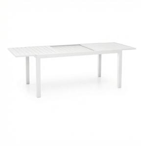 Tavolo In Alluminio Allungabile Da Esterno 100x200-300 Cm Ever Bianco