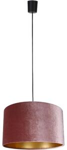 Lampadario a sospensione con filo TERCINO 1xE27/15W/230V diametro 38 cm rosa